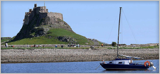 Lindisfarne Castle on Holy Island