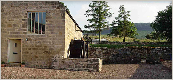 The Old Mill with water wheel